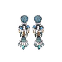Earrings Ayala Bar Woman Emerald Reflection in Metal Alloy Cristallo R2330